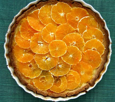 Tarta serowa z pomarańczami